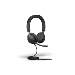 Jabra Evolve2 40 UC Noise cancelling Headphone with microphone - Black