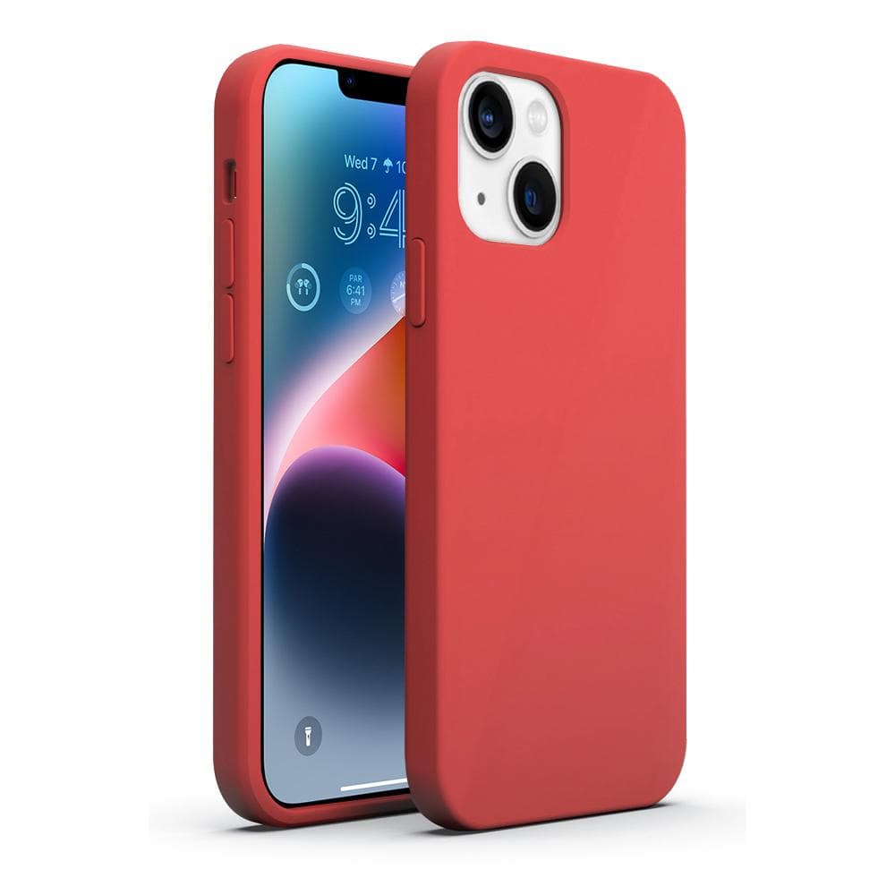 iPhone 14 Plus case - Silicone - Red