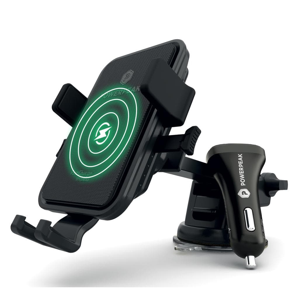 Powerp One-Touch Car Mount For Windshield/Dash/ Vent Smartphone Accessories