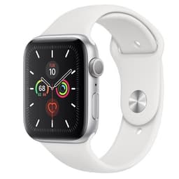 Apple Watch Series 4 (2018) GPS 44 mm - Aluminium Silver - Sport band White