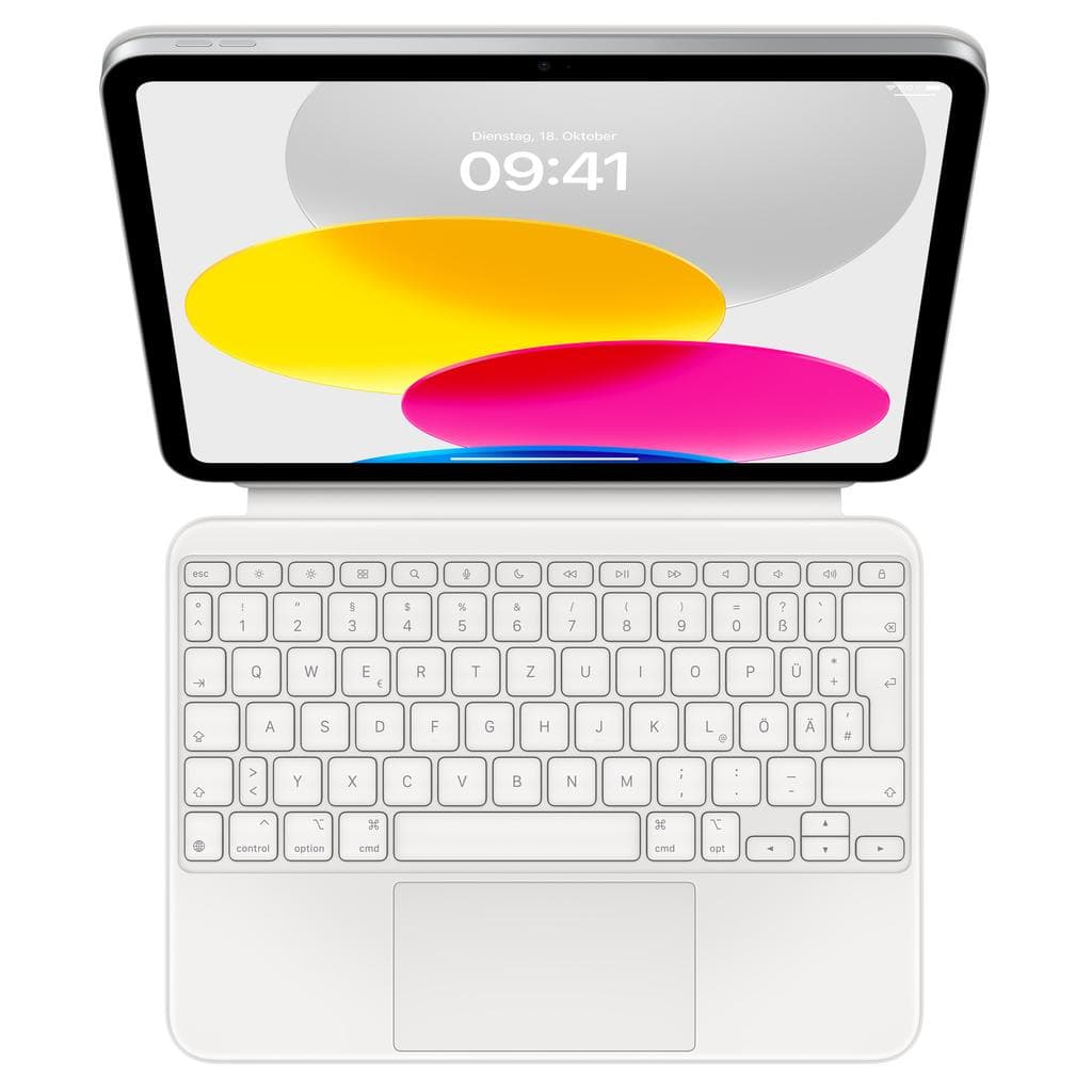 Magic Keyboard (iPad not included) () Wireless - White - QWERTZ - German