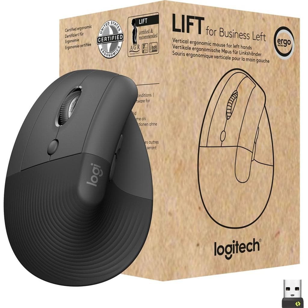 Logitech Lift Vertical Ergonomic Mouse Wireless