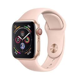 Apple Watch Series 4 (2018) GPS + Cellular 44 mm - Aluminium Gold - Sport band Pink