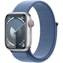 Apple Watch Series 9 (2023) GPS + Cellular 41 mm - Aluminium Silver - Sport loop Blue