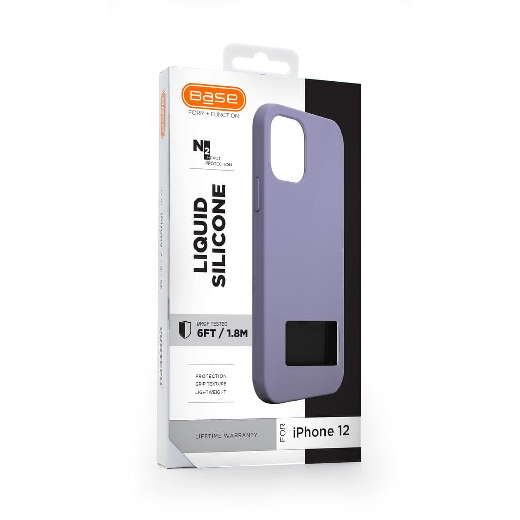 iPhone 12 mini case - Silicone - Purple