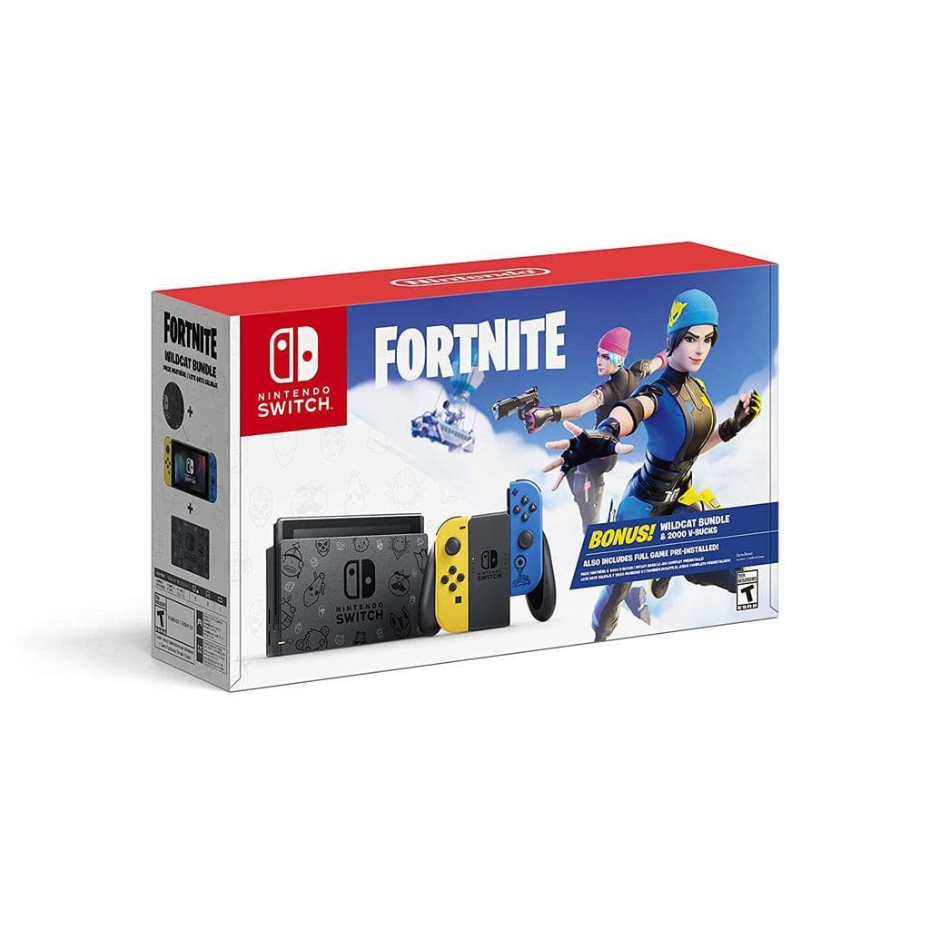 Switch 32GB - Black - Limited edition Fortnite + Fortnite