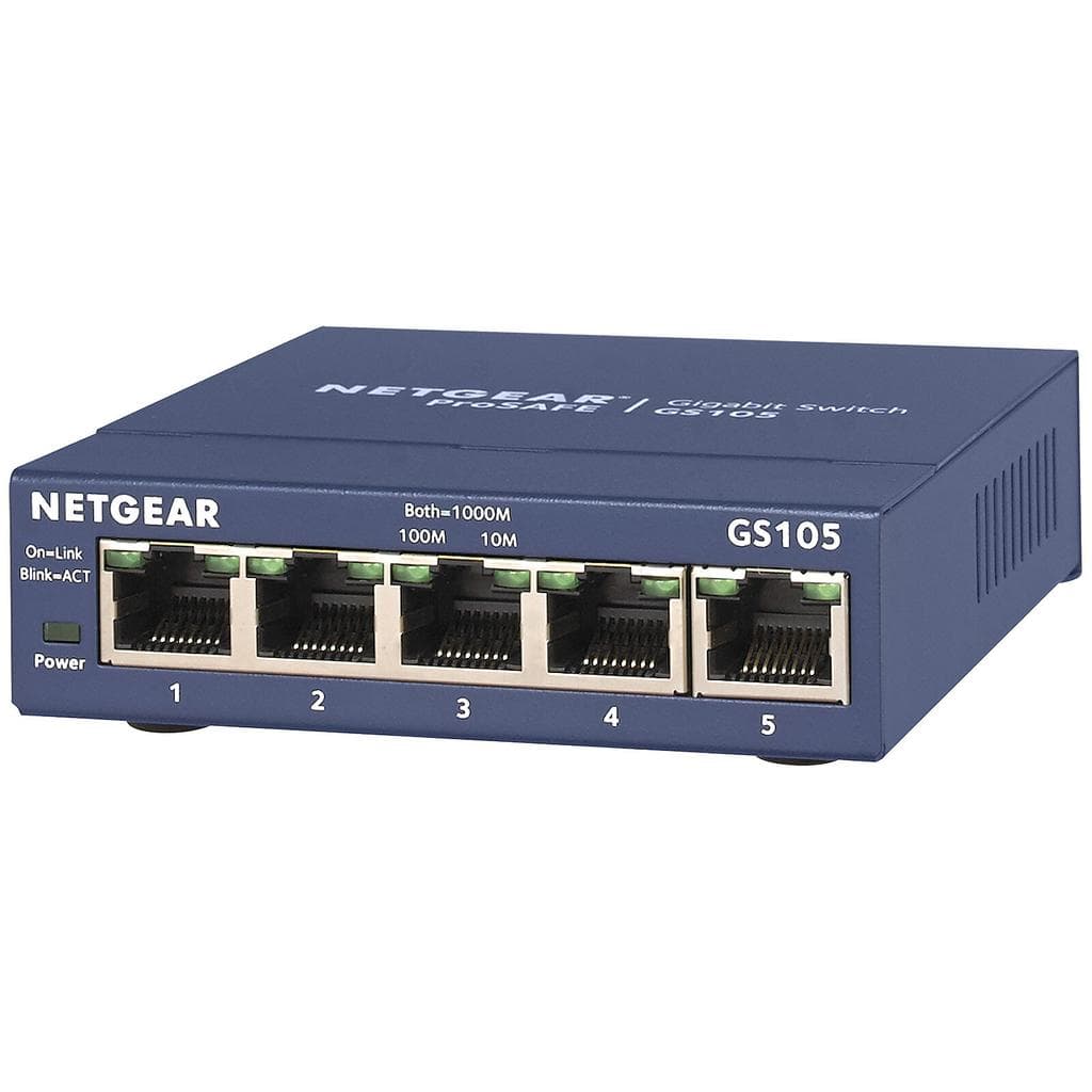Netgear GS105 hubs & switches
