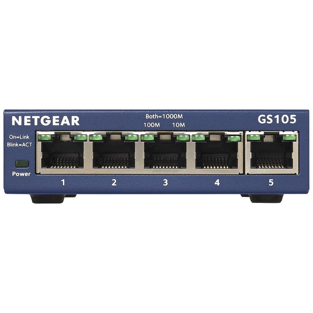 Netgear GS105 hubs & switches
