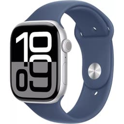 Apple Watch Series 10 (2024) GPS 46 mm - Aluminium Silver - Sport band Blue