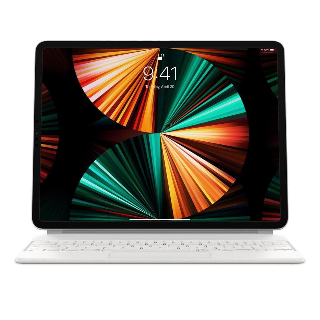 Magic Keyboard (iPad not included) 12.9" (2021) Wireless - White - QWERTZ - Swiss