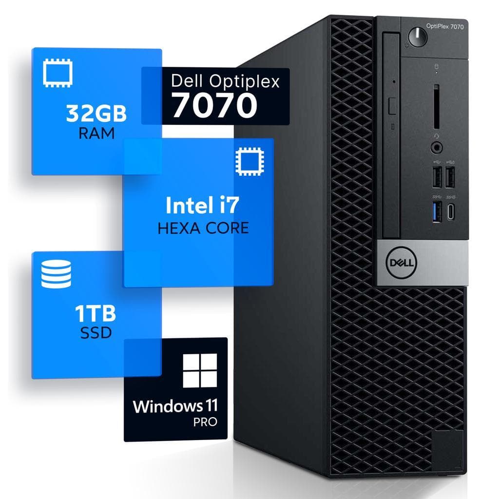 Dell OptiPlex 7070 Core i7 3 GHz - SSD 1 TB RAM 32GB