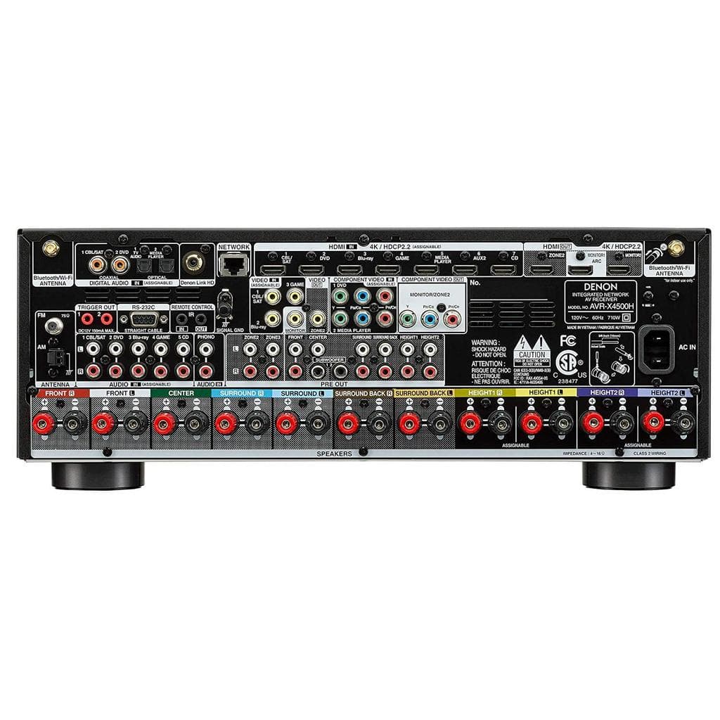 Denon AVR-X4500H Sound Amplifiers