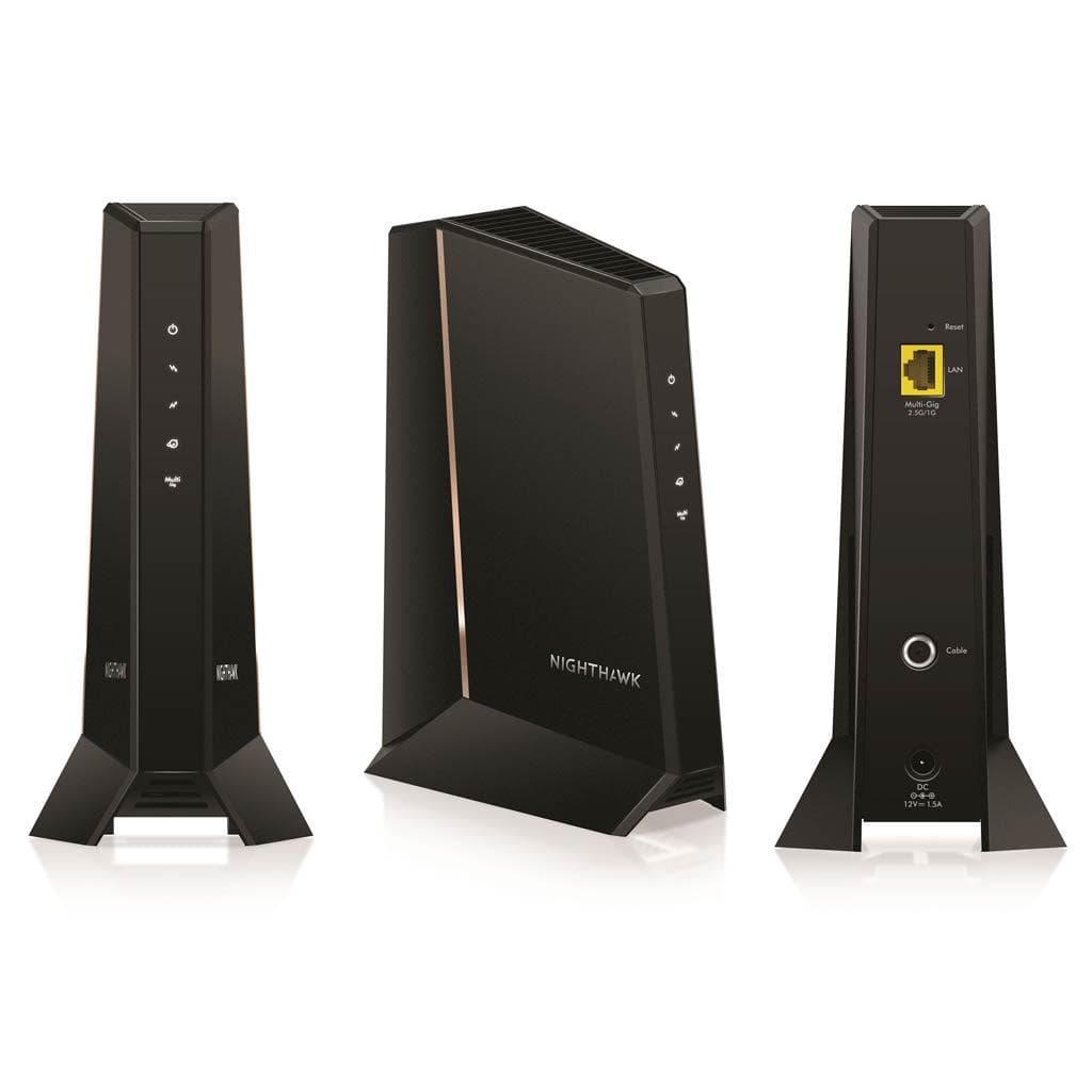 NETGEAR Nighthawk Multi-Gig Cable Modem CM2000 Compatible with All Cable - Black