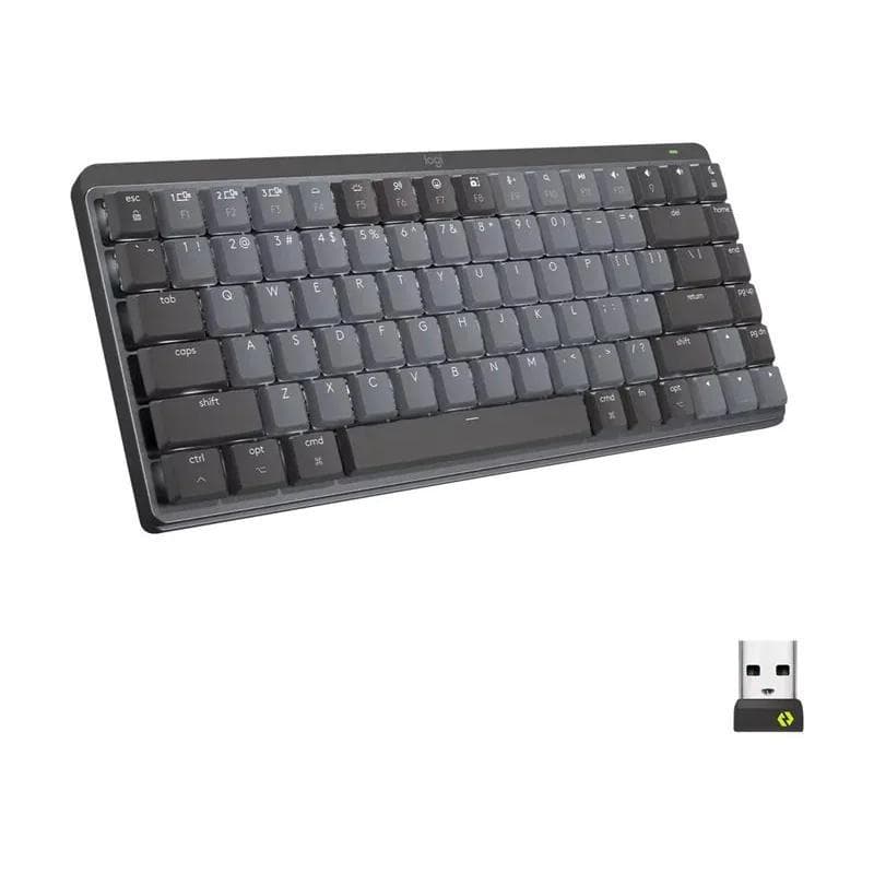 Logitech Keyboard QWERTY Wireless Backlit Keyboard MX Mini 920-010550