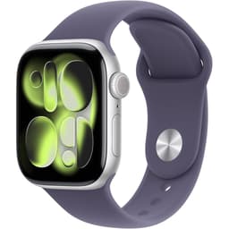 Apple Watch Series 11 (2025) GPS 42 mm - Aluminium Silver - Sport band Purple