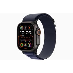Apple Watch Ultra 2 (2024) GPS + Cellular 49 mm - Titanium Black - Alpine loop Blue