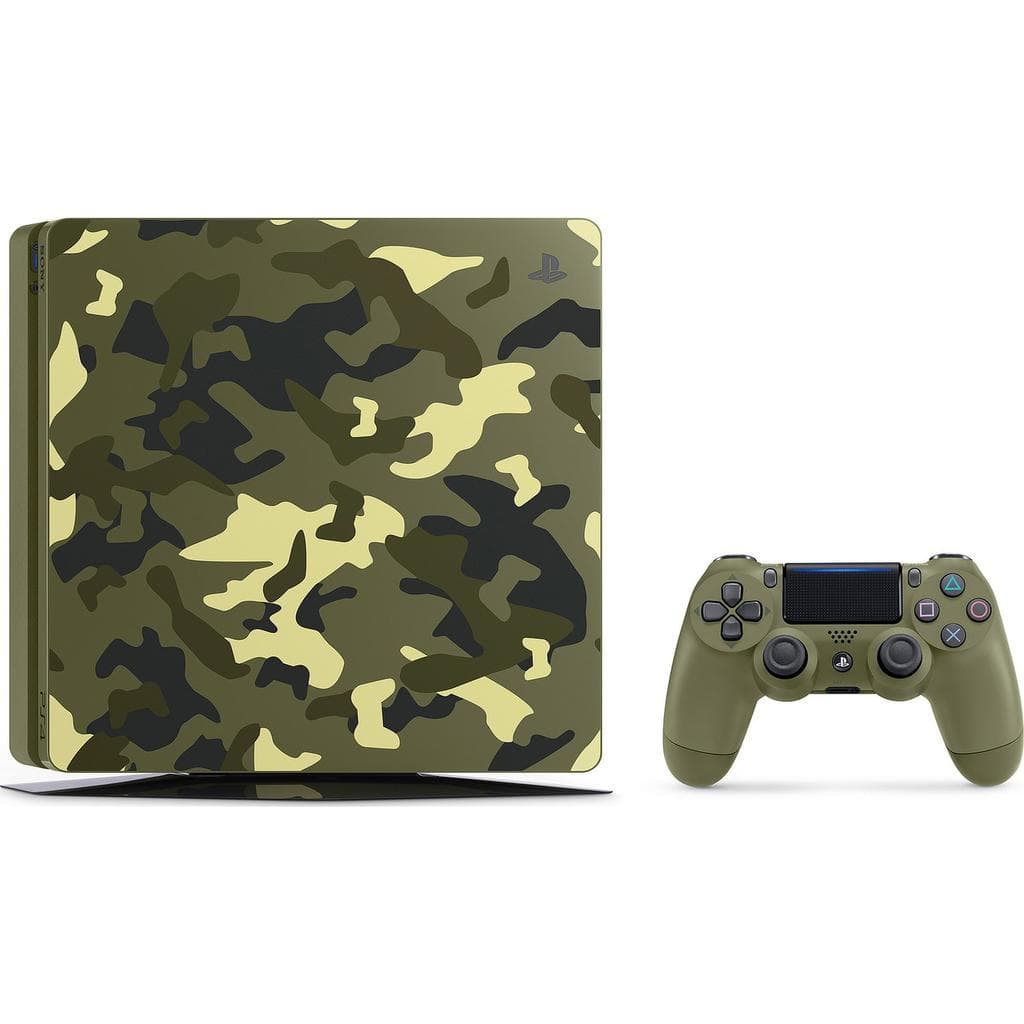 PlayStation 4 Slim 1000GB - Green - Limited edition Call of Duty: WWII + Call of Duty WWII