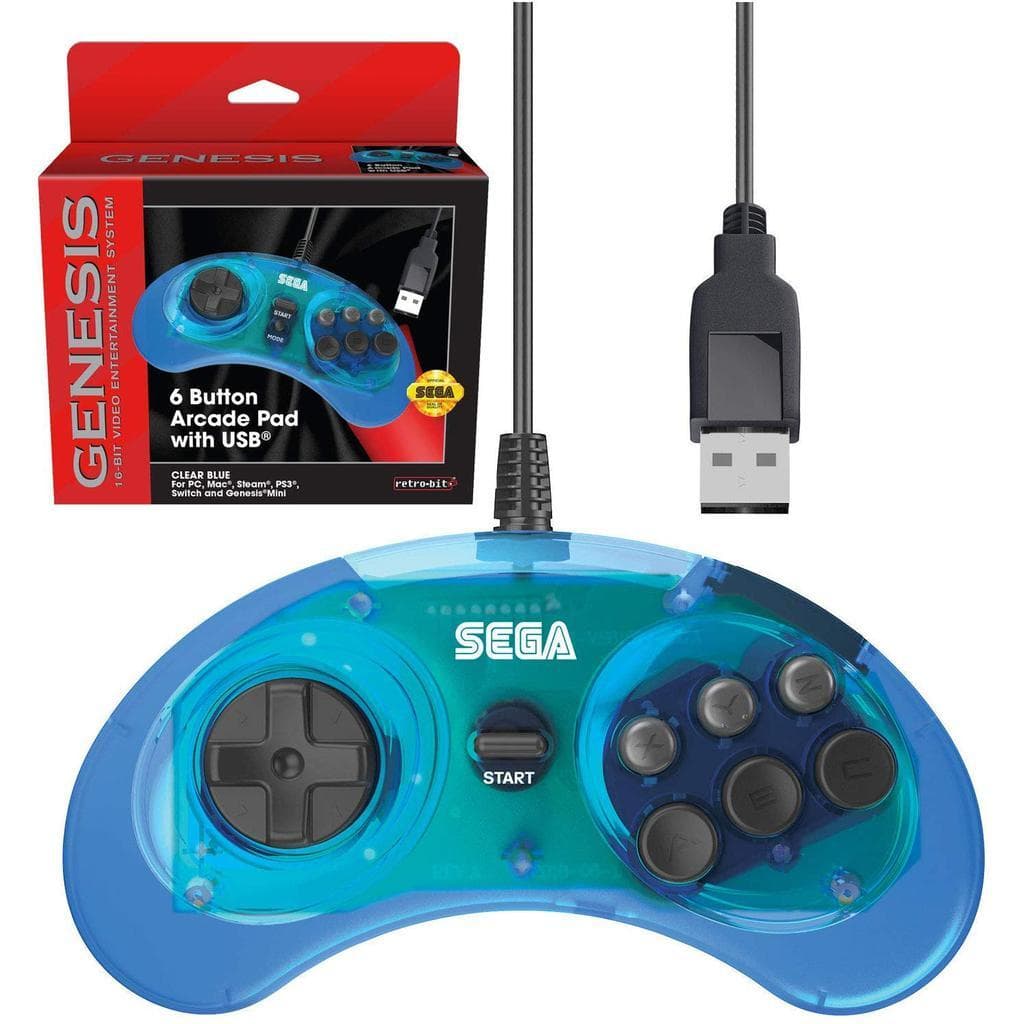 Retro-Bit Sega Genesis Mini controller RB-SGA-034