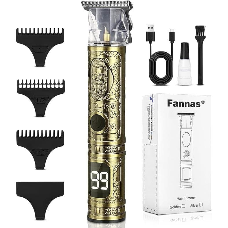 Fannas Hair Trimmer Barber Cordless Beard