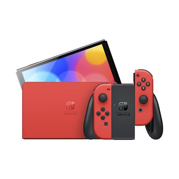Switch OLED 32GB - Red - Limited edition Model Mario Red Edition NO