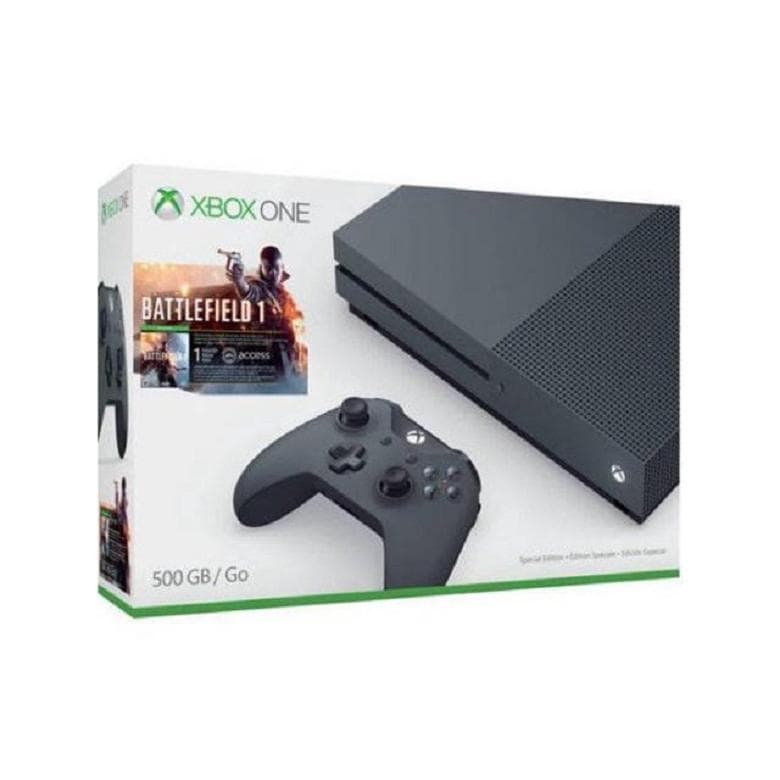 Xbox One S 500GB - Gray + Battlefield 1