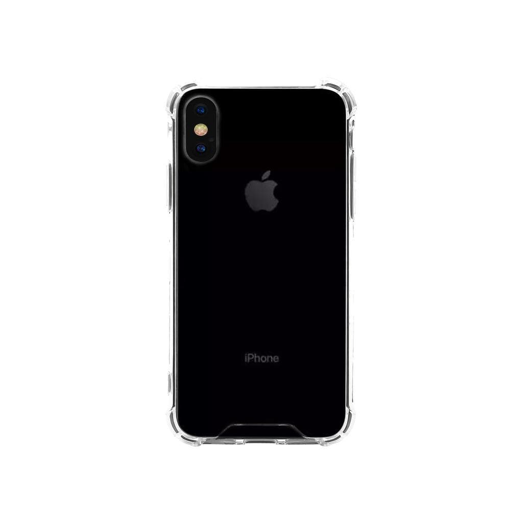iPhone X/iPhone XS case and 2 protective screens - Recycled plastic - Transparent
