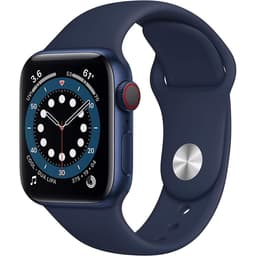 Apple Watch Series 6 (2020) GPS + Cellular 40 mm - Aluminium Blue - Sport band Blue