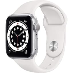 Apple Watch Series 6 (2020) GPS 44 mm - Aluminium Silver - Sport band White