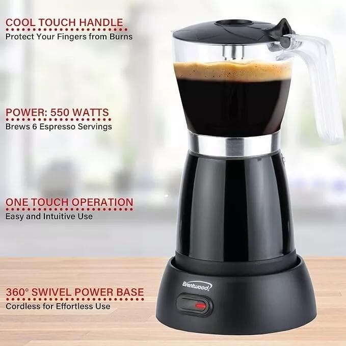 Coffee maker Nespresso compatible Brentwood TS-119BK