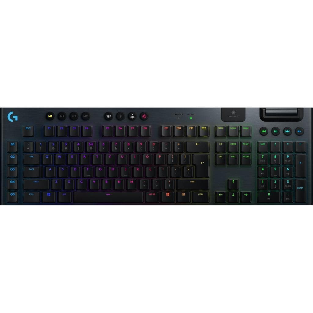 Logitech Keyboard QWERTY Wireless Backlit Keyboard G915 Lightspeed