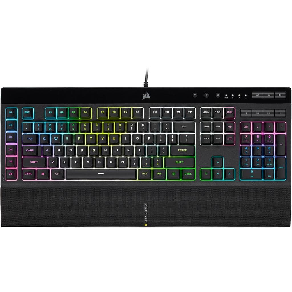 Corsair Keyboard QWERTY Backlit Keyboard K55 RGB PRO XT