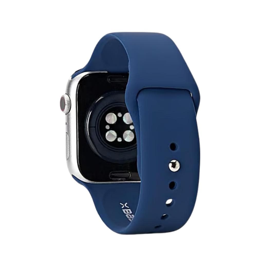 Silicone Band for Apple Watch – Fits 38/40/41mm – Deep Blue