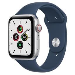 Apple Watch Series SE 1 (2020) GPS + Cellular 44 mm - Aluminium Silver - Sport band Blue