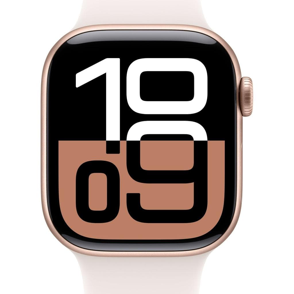 Apple Watch Series 10 (2024) GPS + Cellular 46 mm - Aluminium Rose Gold - Sport band Pink