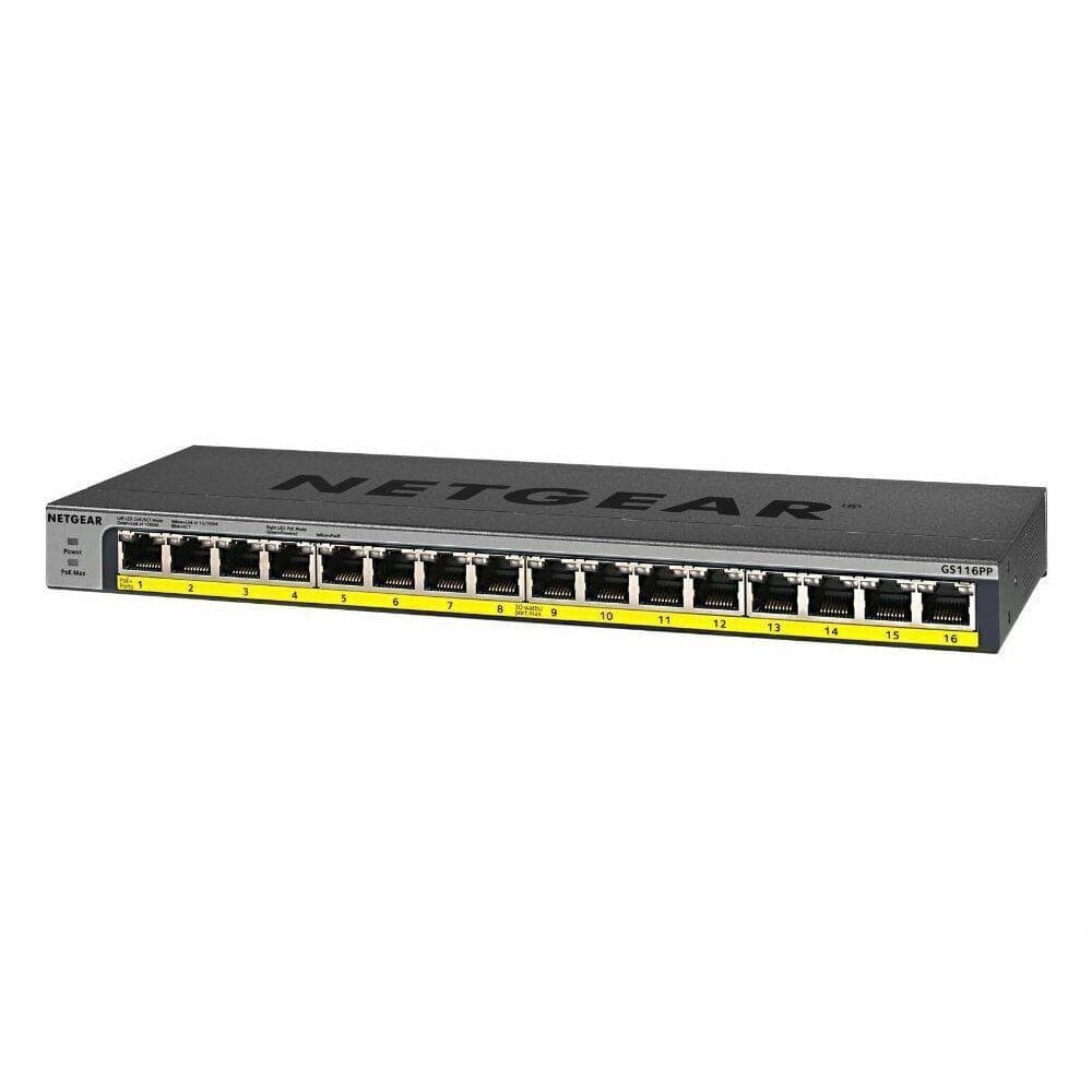 Netgear GS116PP-100NAS hubs & switches