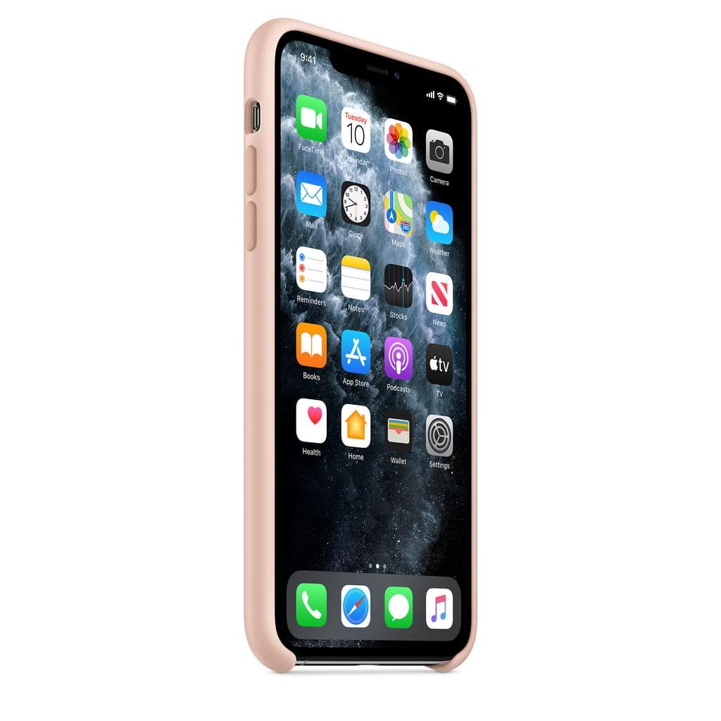 Apple Silicone case iPhone 11 Pro Max - Silicone Pink Sand