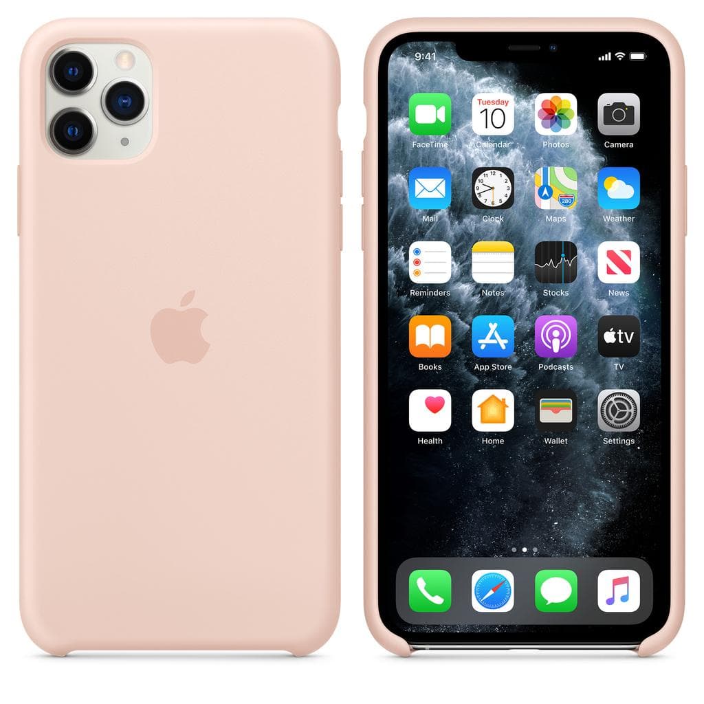 Apple Silicone case iPhone 11 Pro Max - Silicone Pink Sand