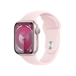 Apple Watch Series 9 (2023) GPS + Cellular 41 mm - Aluminium Pink - Sport band Pink