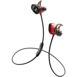 Bose SoundSport Pulse Earbud Noise-Cancelling Bluetooth Earphones - Red/Black