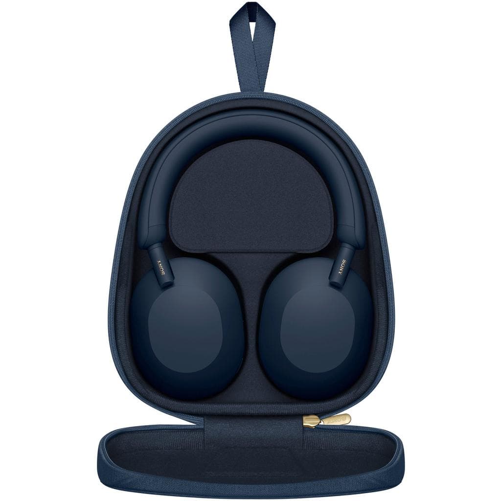 Sony WH1000XM5/B Noise cancelling Headphone Bluetooth with microphone - Blue