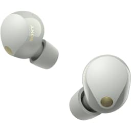 Sony WF1000XM5/S Earbud Noise-Cancelling Bluetooth Earphones - Silver