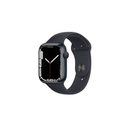 Apple Watch Series 7 (2021) GPS + Cellular 41 mm - Aluminium Midnight - Sport band Blue