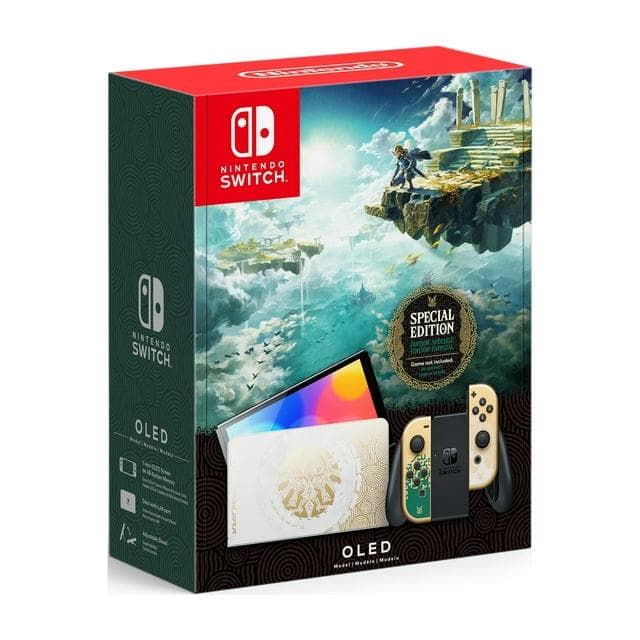 Switch OLED 64GB - Black - Limited edition Legend Of Zelda Tears of the Kingdom