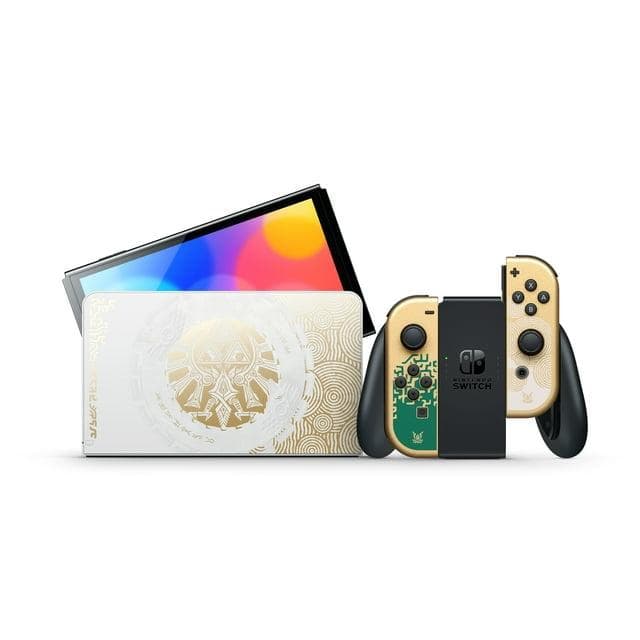 Switch OLED 64GB - Black - Limited edition Legend Of Zelda Tears of the Kingdom