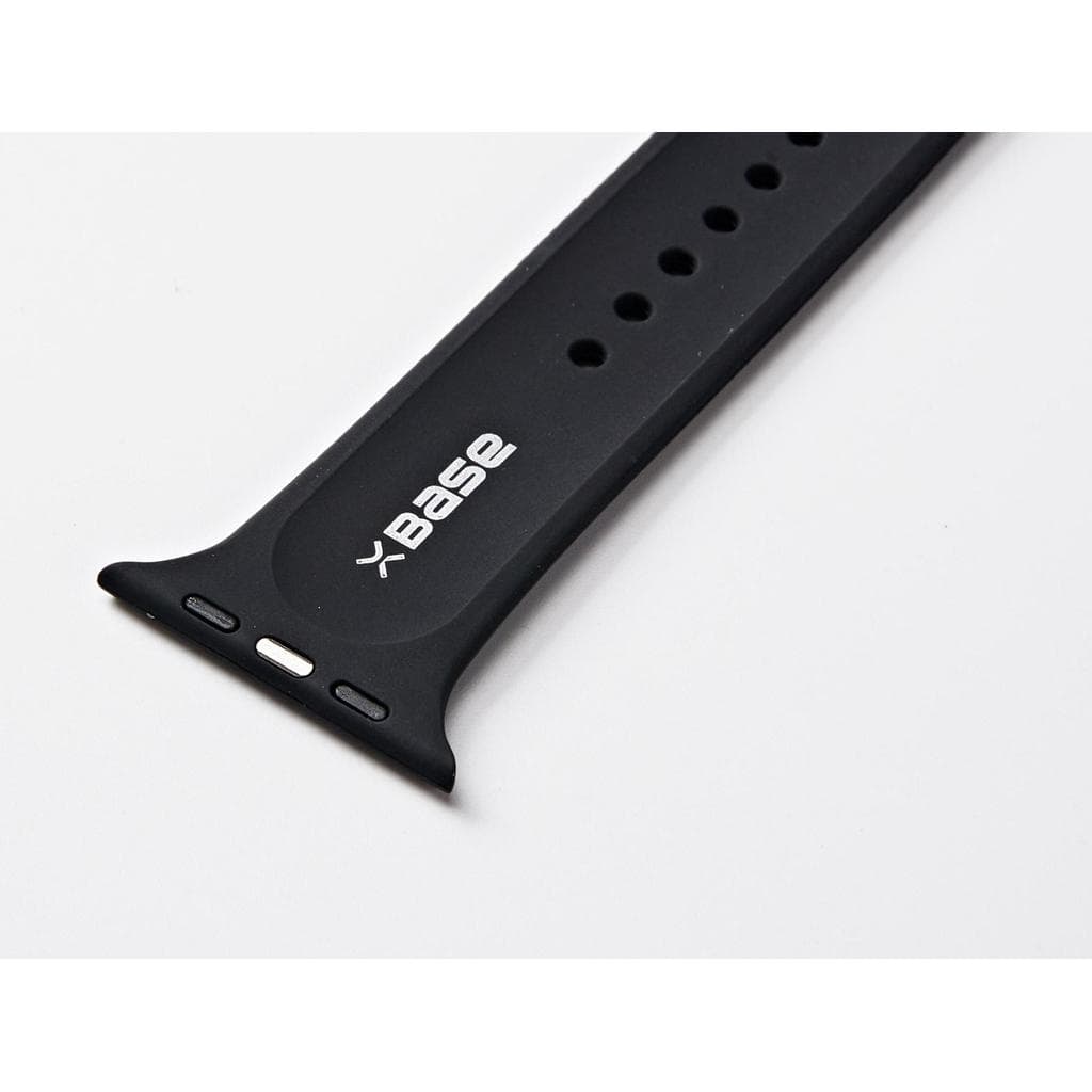 Silicone Band for Apple Watch – Fits 38/40/41mm – Black