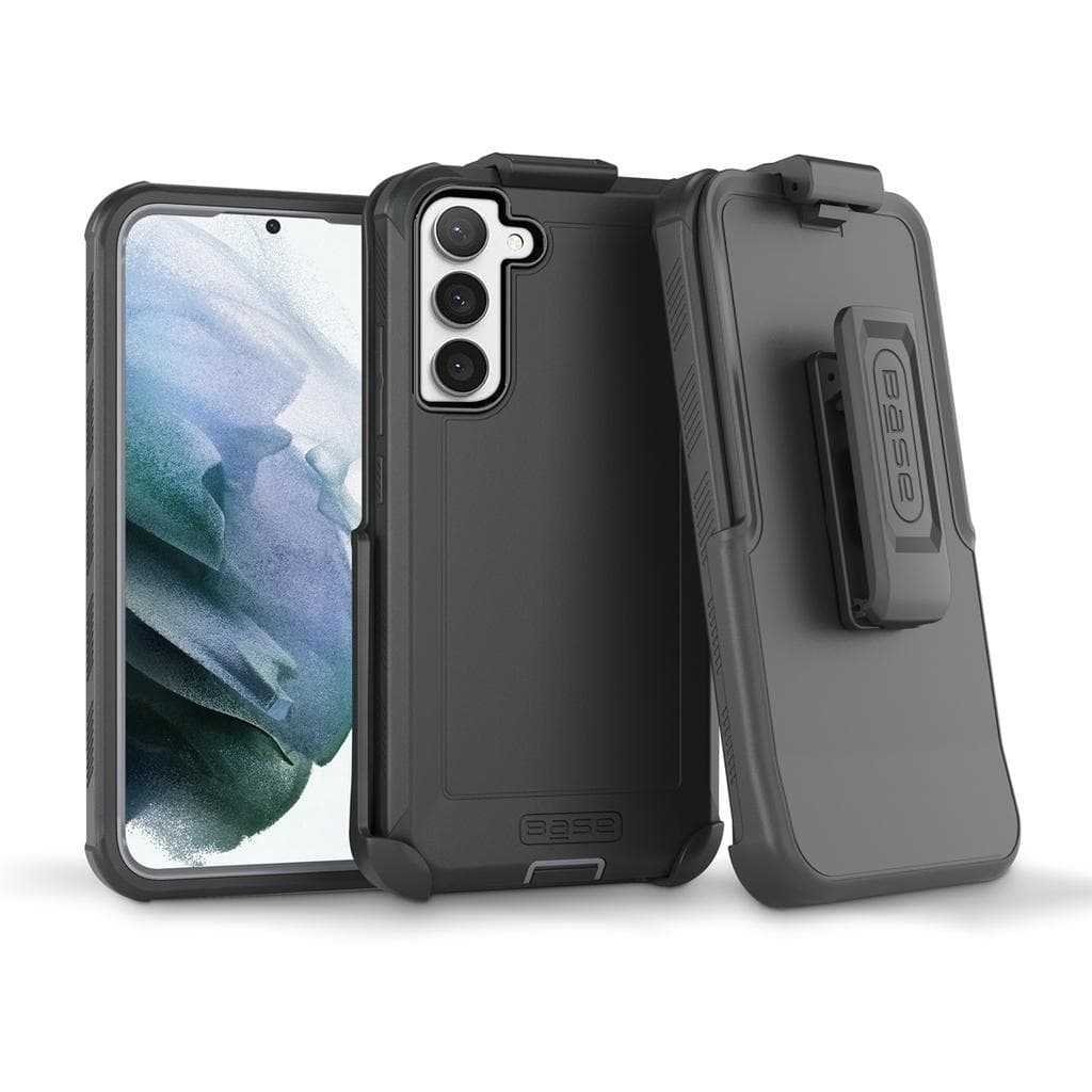Galaxy S22+ 5G case - TPU - Rugged with Holster - Black