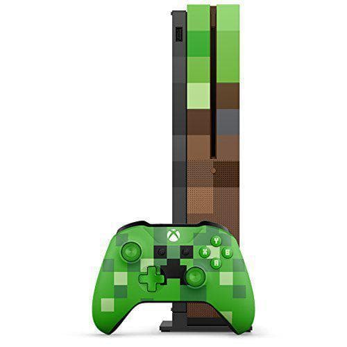 Xbox One S 1000GB - Brown - Limited edition Minecraft