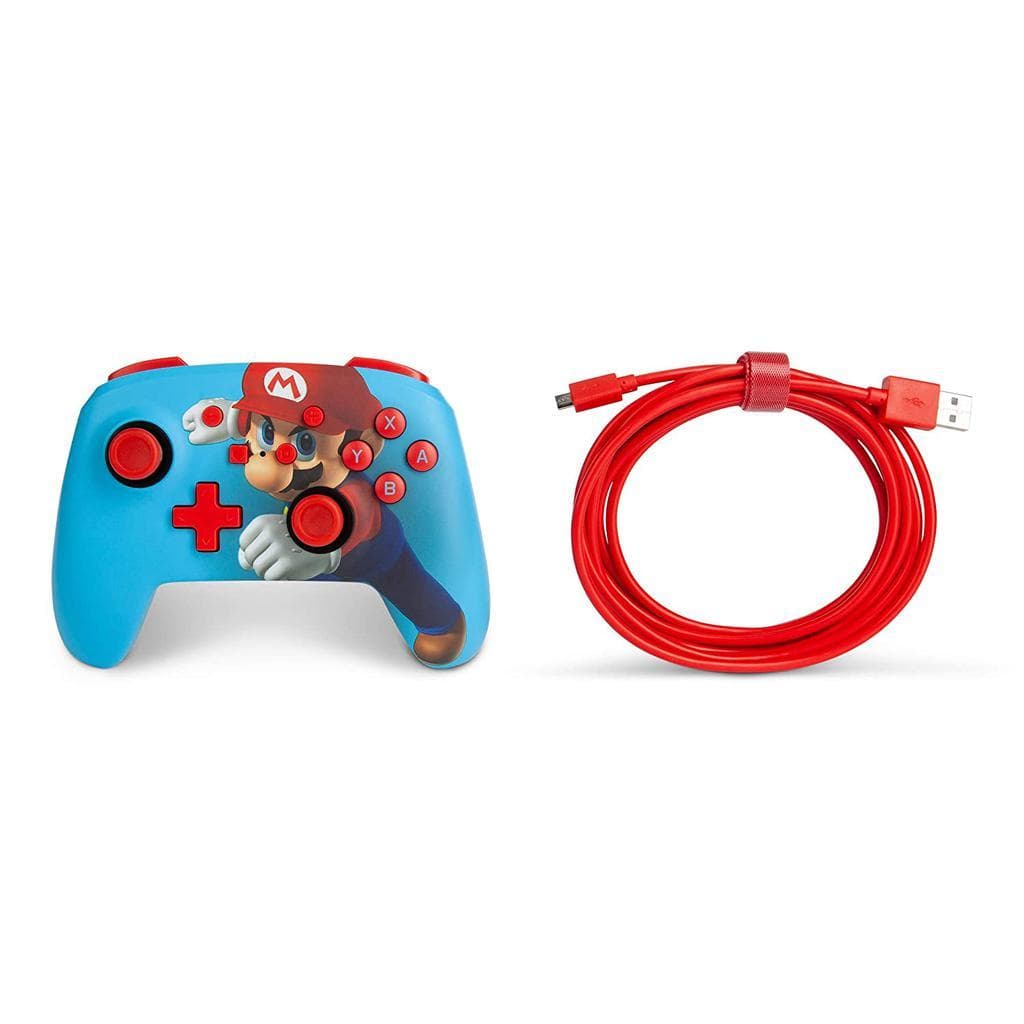 PowerA Enhanced Wired Controller for Nintendo Switch Mario Punch