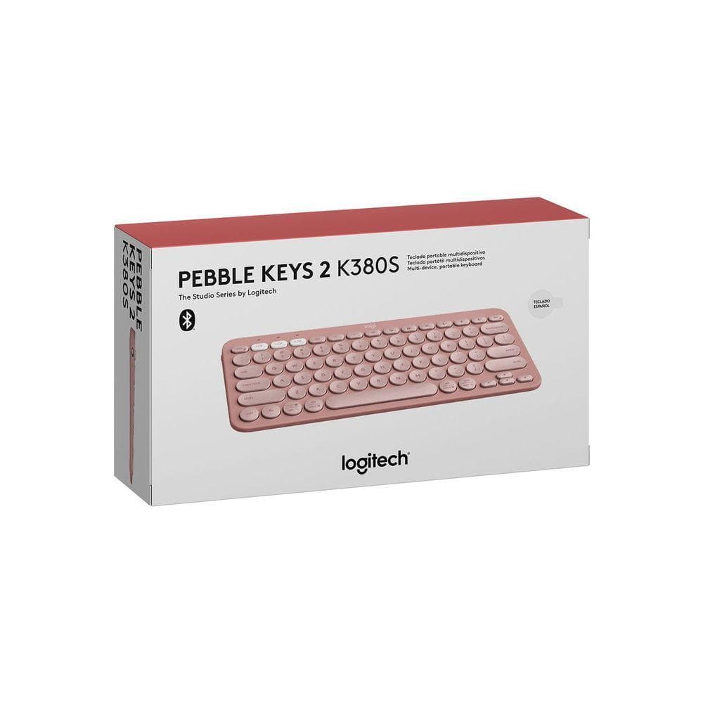 Logitech Keyboard QWERTY Wireless Pebble Keys 2 K380S