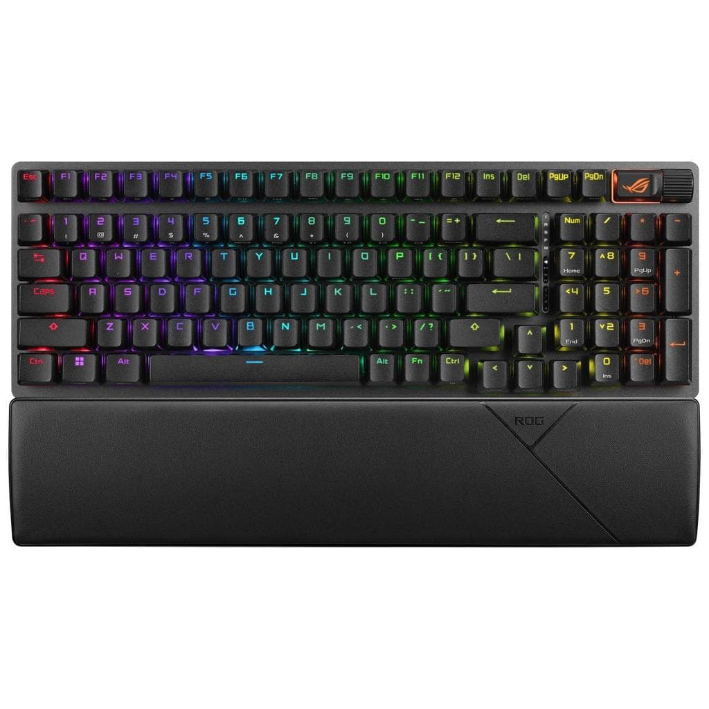 Asus Keyboard QWERTY Wireless Backlit Keyboard ROG Strix Scope II 96